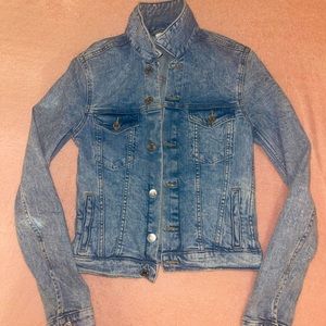 H&M fitted denim jacket